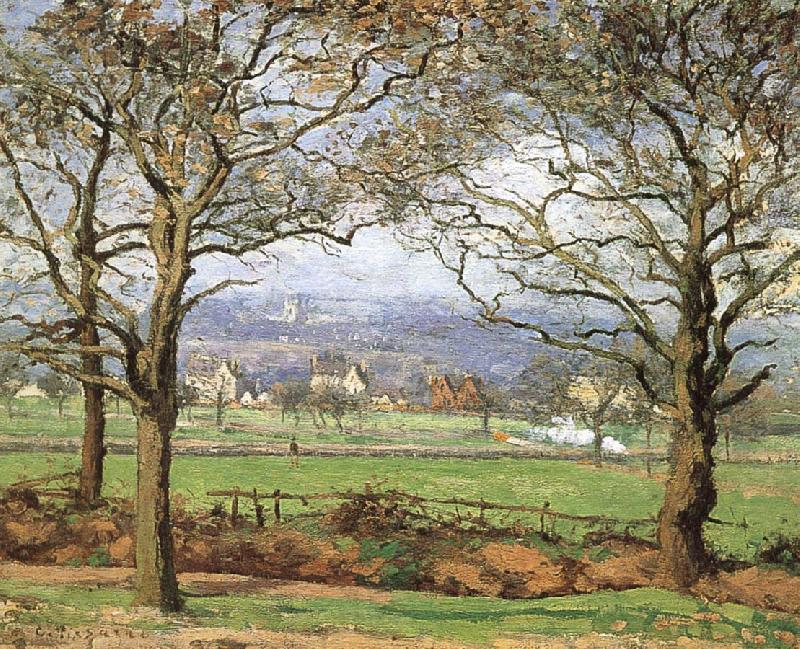 Camille Pissarro Park view France oil painting art